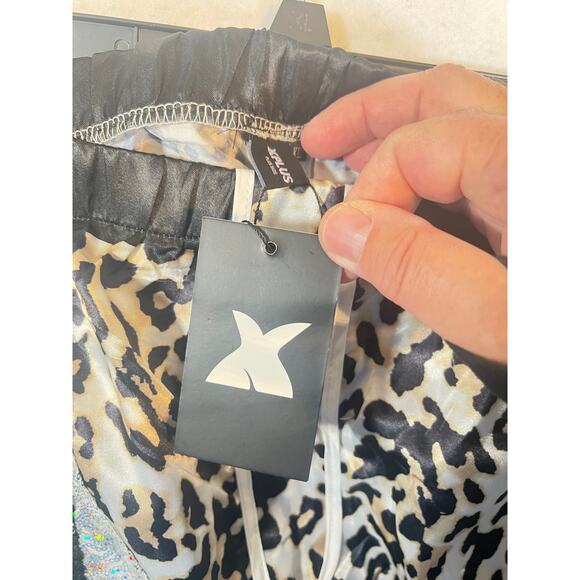 XPluswear Parachute Jeannie Pant Plus XL Elastic Waist Cuff Sequin Pockets Flowy - Picture 12 of 16